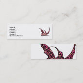 Cartes (rouges) de profil de sommeil Dragonette (Devant / Derrière)