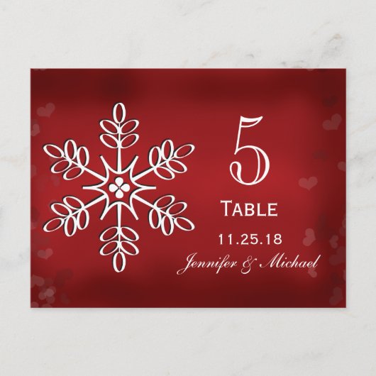 Cartes rouges et blanches de nombre de Tableau de (Devant)