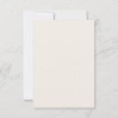 Cartes RSVP (Dos)