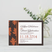 Cartes RSVP automne (Debout devant)
