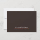 Cartes RSVP automne (Dos)