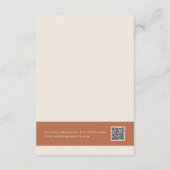 Cartes RSVP Boho Wedding (Dos)