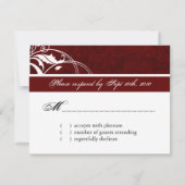 CARTES RSVP Bourgogne Classique (Dos)