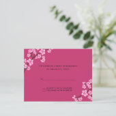 Cartes RSVP Cherry Blossom (Debout devant)