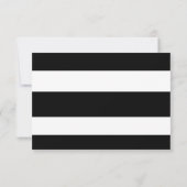 CARTES RSVP CHIC NOIR ET BLANC (Dos)