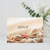 Cartes RSVP Coques et Starfish (Debout devant)