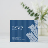Cartes RSVP Damask Classique (Debout devant)