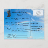 Cartes RSVP de croisière mariage (Dos)