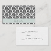 Cartes RSVP de mariage (Devant / Derrière)