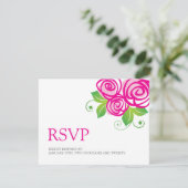 Cartes RSVP de mariage (Debout devant)
