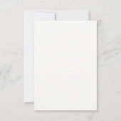 Cartes RSVP de mariage Art Nouveau coloré (Set #8) (Dos)