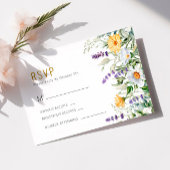 Cartes RSVP de Mariage Chamomile & Eucalyptus