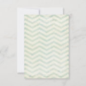 cartes RSVP de mariage chevron nautique vieille an (Dos)