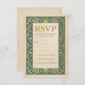 Cartes RSVP de mariage | Collection de jardins écl (Devant / Derrière)
