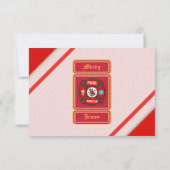 Cartes RSVP de mariage d'EMT de secours-incendie (Dos)