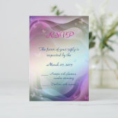 Cartes RSVP de mariage d'été (Debout devant)