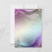 Cartes RSVP de mariage d'été (Dos)