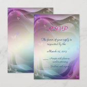 Cartes RSVP de mariage d'été (Devant / Derrière)