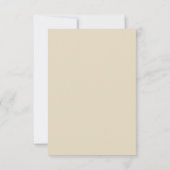 Cartes RSVP de mariage en cage vintages (Dos)