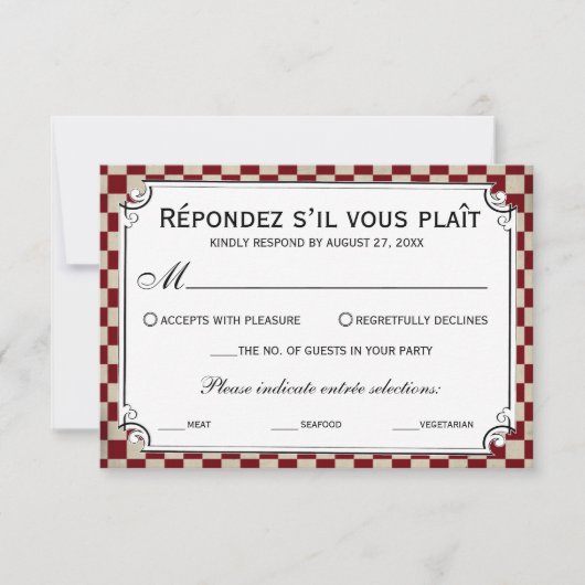 Cartes RSVP de Mariage en tableau de bord Steampun (Devant)