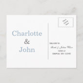 Cartes RSVP de mariage floral lys calla aquarelle (Dos)