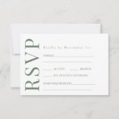 Cartes RSVP de mariage orangé fleuri orangé (Devant)