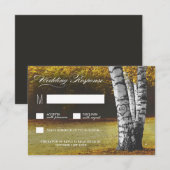 Cartes RSVP de mariage pour oiseaux cardiaques scu (Devant / Derrière)