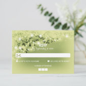 Cartes RSVP de mariage rustique (Debout devant)