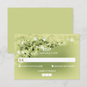 Cartes RSVP de mariage rustique (Devant / Derrière)