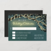 Cartes RSVP de mariage rustique à branche d'arbre  (Devant / Derrière)