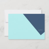 Cartes RSVP en forme de méduse (Dos)