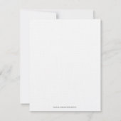 Cartes RSVP en noir et blanc (Dos)