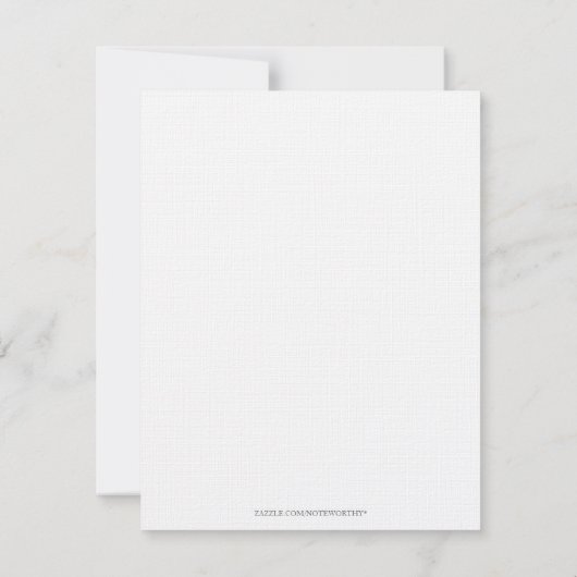 Cartes RSVP en noir et blanc (Dos)