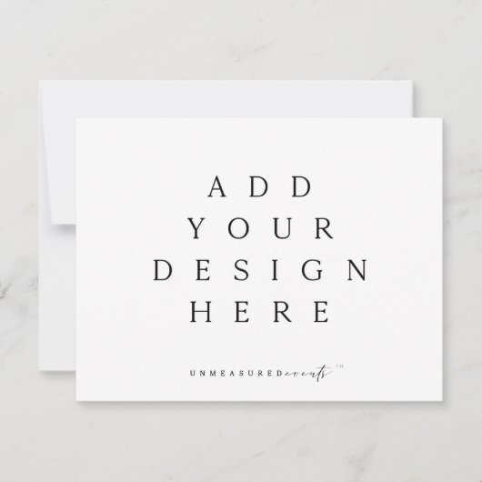 Cartes RSVP/Enclos Impression (Devant)