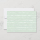 Cartes RSVP Eucalyptus jardin aquarelle (Dos)