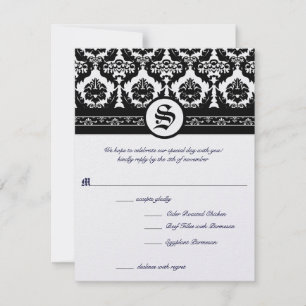 Cartes RSVP - Exigent la taille 5 x 7 Invitations