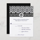 Cartes RSVP - Exigent les invitations de taille 5 (Devant / Derrière)