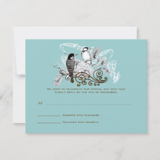 Cartes RSVP - Exiger la taille 5 x 7 Invitations (Devant)