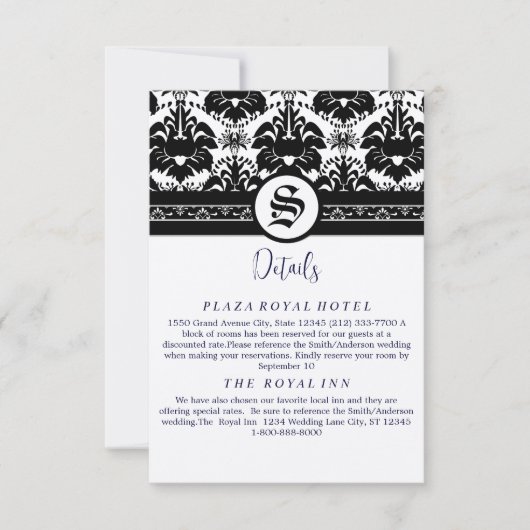 Cartes RSVP - Exiger la taille 5 x 7 Invitations (Devant)