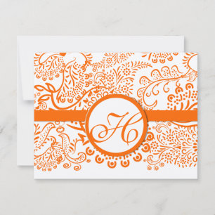 Cartes RSVP - Exigez la taille 5 x 7 pour les invi