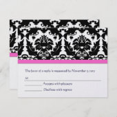 Cartes RSVP-Exigez les Inivitations de 5 x 7 (Devant / Derrière)