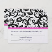 Cartes RSVP-Exigez les Inivitations de 5 x 7 (Devant / Derrière)