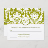 Cartes RSVP-Exigez les Inivitations de 5 x 7 (Devant / Derrière)