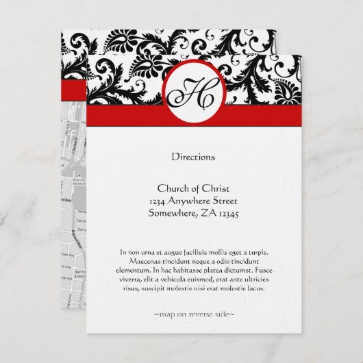 Cartes RSVP-Exigez les Inivitations de 5 x 7 (Devant / Derrière)