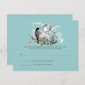 Cartes RSVP-Exigez les Inivitations de 5 x 7 (Devant / Derrière)