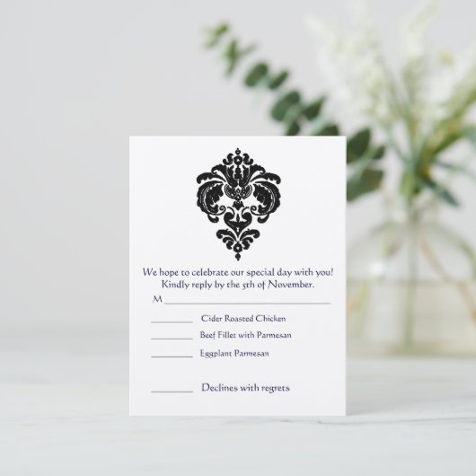 Cartes RSVP-Exigez les Inivitations de 5 x 7 (Debout devant)