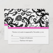 Cartes RSVP-Exigez les Inivitations de 5 x 7 (Devant / Derrière)