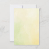 Cartes RSVP fleurs sauvages de mariage d'été (Dos)