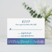 Cartes RSVP florales dynamiques (Debout devant)