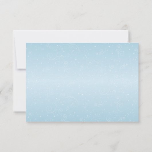 Cartes RSVP hiver (Dos)